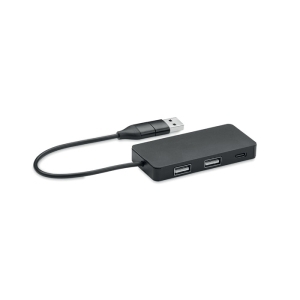 3-portowy hub USB kabel 20cm HUB-C