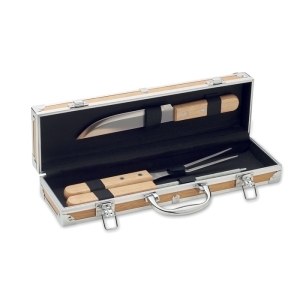 Narzędzia do grilla ze stali nierd TOOLDERA