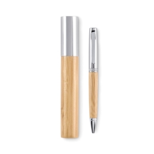 Metalowy wykręcany długopis w tubi SIDEN